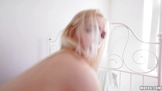 Blonde Alex Grey gets fucked cowgirl style