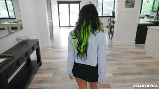 XWife Karen gets fucked by Jmac doggystyle on the chair