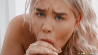 Blonde Gina Varney is sucking Tommy Cabrio's cock