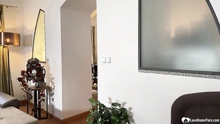 Gorgeous chick plays with her pussy on camera