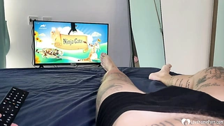 Sensual Angel milks her man after sex