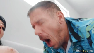 Little Puck is sucking cock in 69 position