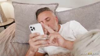 Chantal Danielle is sucking Keiran Lee's big cock