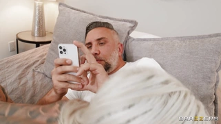 Chantal Danielle is sucking Keiran Lee's big cock