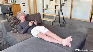 Babe in stockings was ready to devour dick