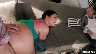 Valentina Nappi gets fucked beside by her [censored] grandma