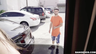 Abella Danger twerking and getting naked