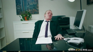 Candi Kayne almost caught by her dad, sucking Luke's dick