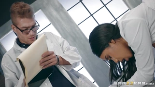 Jenna J Foxx sucks that cock while getting reamed by the fuck machine