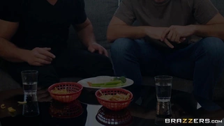 Corinna Blake painted her body to seduce two football fans