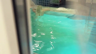 Hot Girl Perfect Ass Reverse Cowgirl In Spa Pool