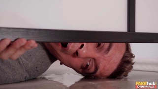 Clea Gaultier gets jizz on her big tits