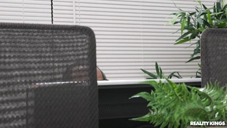 Kira Noir rides Van Wylde on the chair