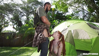 Roxie Sinner and Amy Quinn are sucking black cock in POV