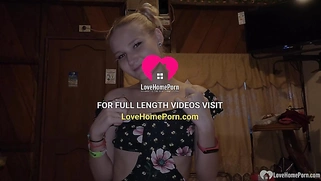 Beauty sucks a cock while on her knees