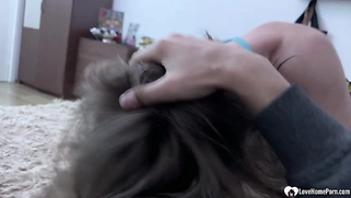 Surprised my husband with a long blowjob