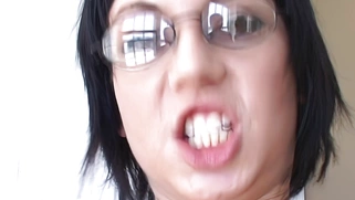 Riley Mason is fucking big cock in the classroom