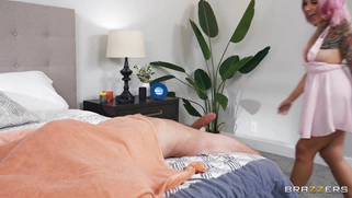 Luna Legend is sucking  Scott Nails' big dick