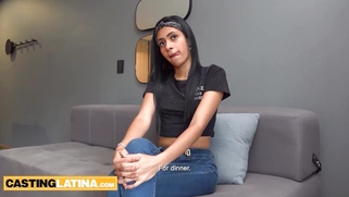 Latina slut cant focus on the interview