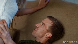 Maya Rose is fucking giant cock in cowgirl position