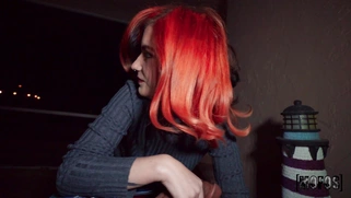 Sawyer Kelly is sucking black cock in POV