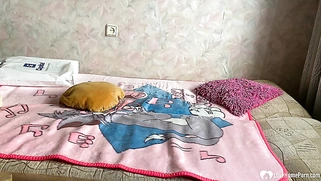 Cute teen wraps her lips around some dick