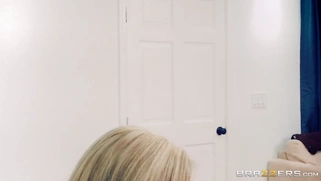 Brandi Love grades papers and rides her dildo at the same time