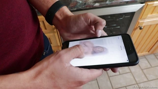 Brooklyn Chase takes some pics of her huge tits for her lover