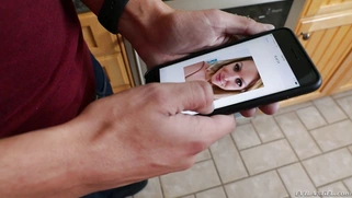 Brooklyn Chase takes some pics of her huge tits for her lover