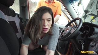 Czech Aleya Sun gets banged by Michael Fly doggystyle