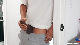 Lesbians Kira Noir and Lily Lou have fun