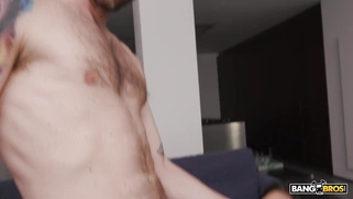 Mia Trejsi gets jizz on her tongue after anal fucking