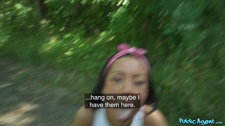 Caramella Del X gets sperm on her tongue in POV