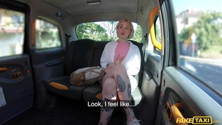 Blonde Greta Foss got in the Fake Taxi