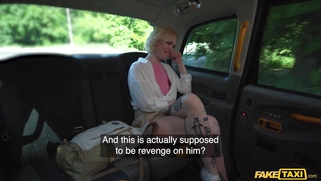 Blonde Greta Foss got in the Fake Taxi