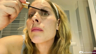 Mom next door showing off her tits