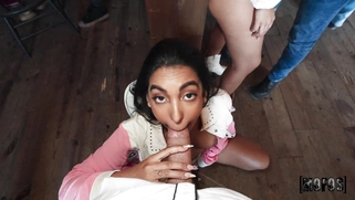 Claire Black is sucking big dick in POV