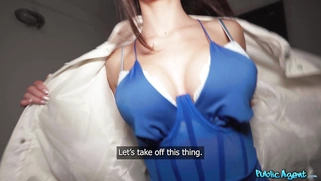 Teen Charlotte Lapiedra is sucking cock in POV