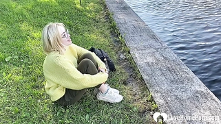Blonde in the park wanted fresh cock