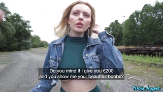 Ruby Lee is getting picked up by Martin Gun outdoors