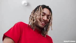 Ivy Ireland is sucking blak dick as she is playing video games