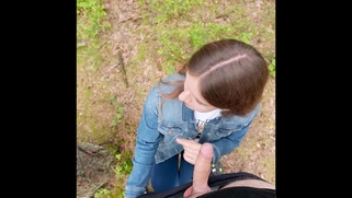 I ejaculated in her mouth in the woods