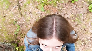 I ejaculated in her mouth in the woods