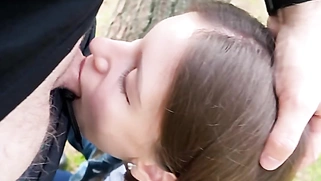 I ejaculated in her mouth in the woods