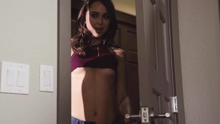 Brunette lesbians Riley Reid and Gina Valentina