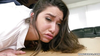 Karlee Grey got her snatch doggystyled on the desk