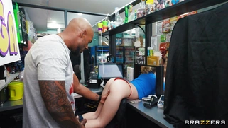 Ashley Alexander gets fucked by Derek Savage and Dickdealer Don