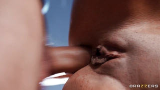 Niky Bimbodoll gets fucked by Charlie Dean standing