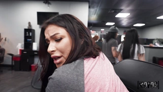 Diamond Franco gets fucked by Tyler Steel standing