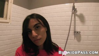 Soyivania always gives fellatio before she fucks hard POV